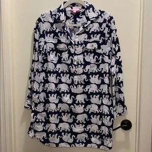 Lilly Pulitzer tusk in the sun tunic/ swim coverup